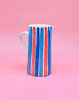 Jarra Blue & Red Stripes Morueco 1,75L - moruecoceramicas