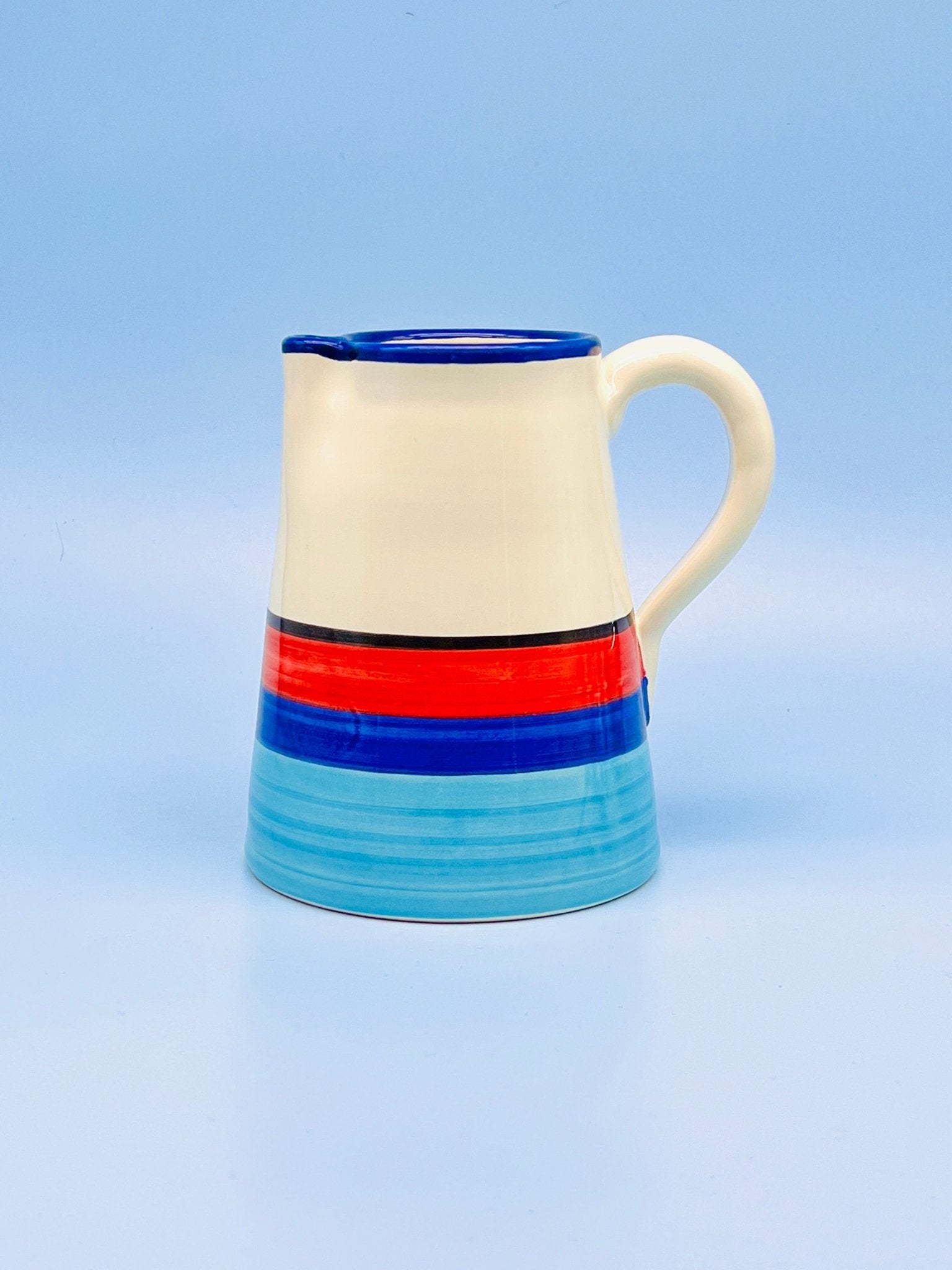 Jarra Glaser Red-Blue 1L - moruecoceramicas