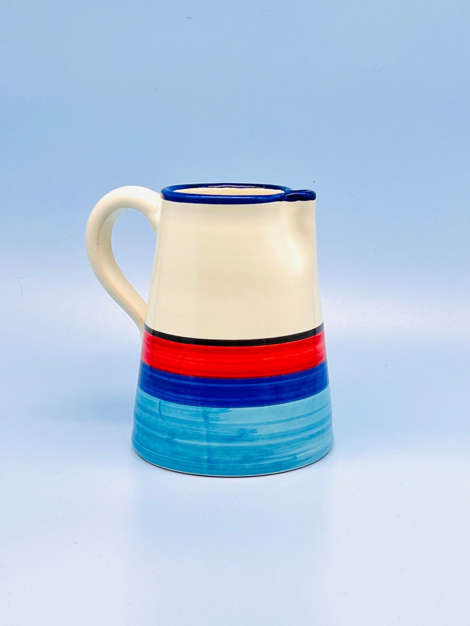 Jarra Glaser Red-Blue 1L - moruecoceramicas