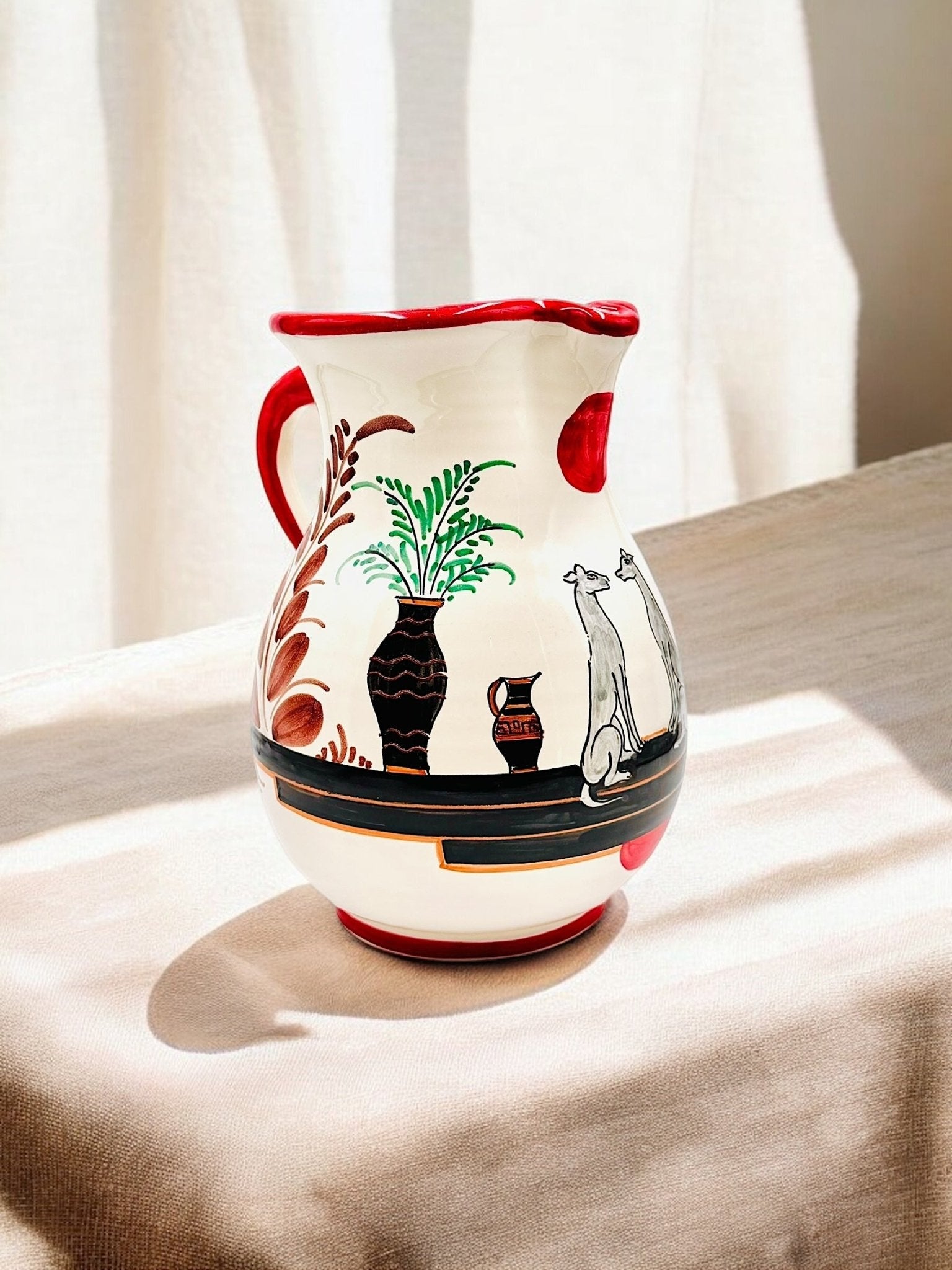 Jarra Los Galgos - moruecoceramicas