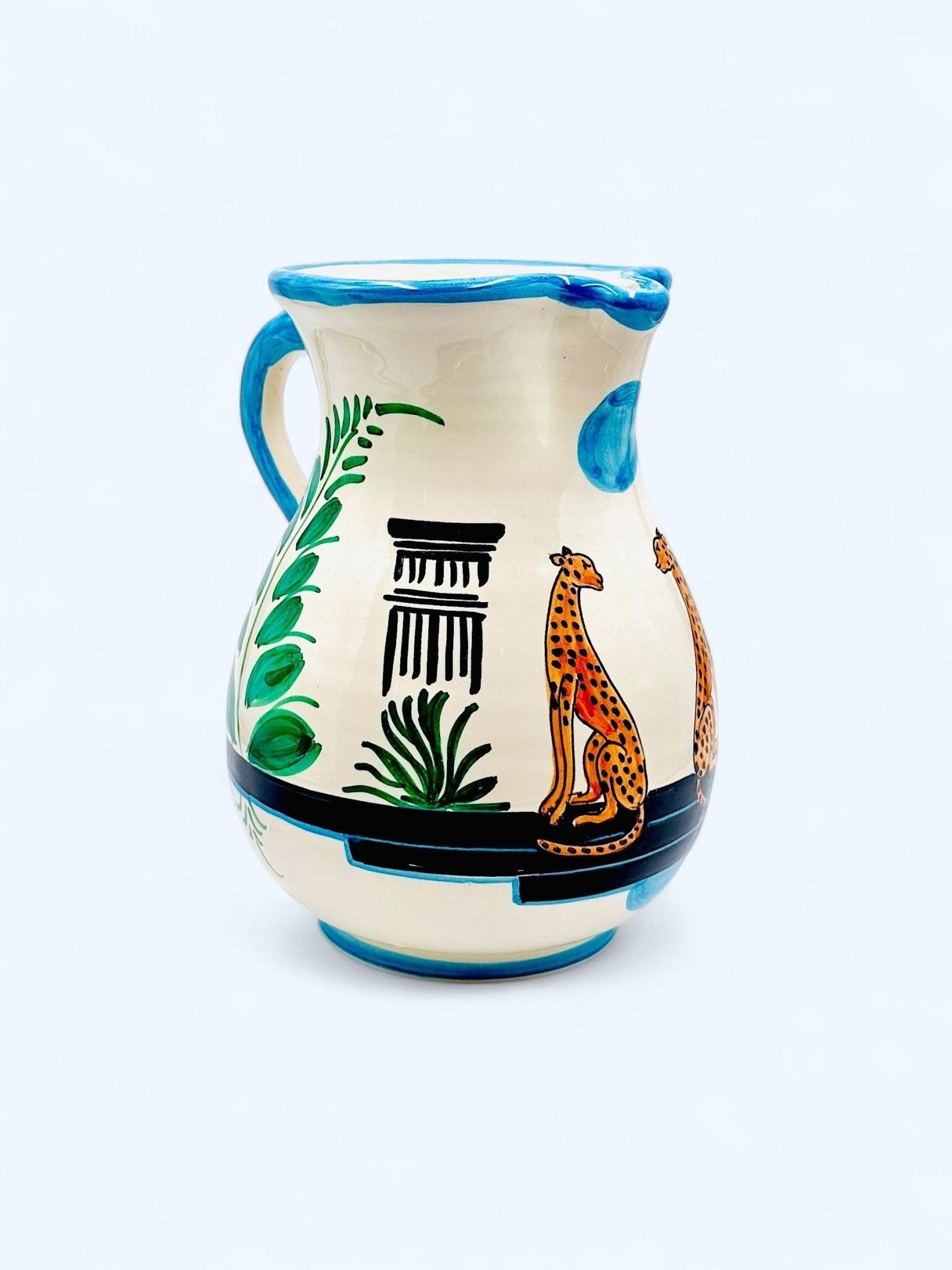 Jarra Los Guepardos - moruecoceramicas