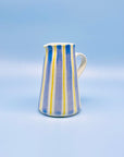 Jarra Morueco Blue-Yellow Stripes 1,25L - moruecoceramicas