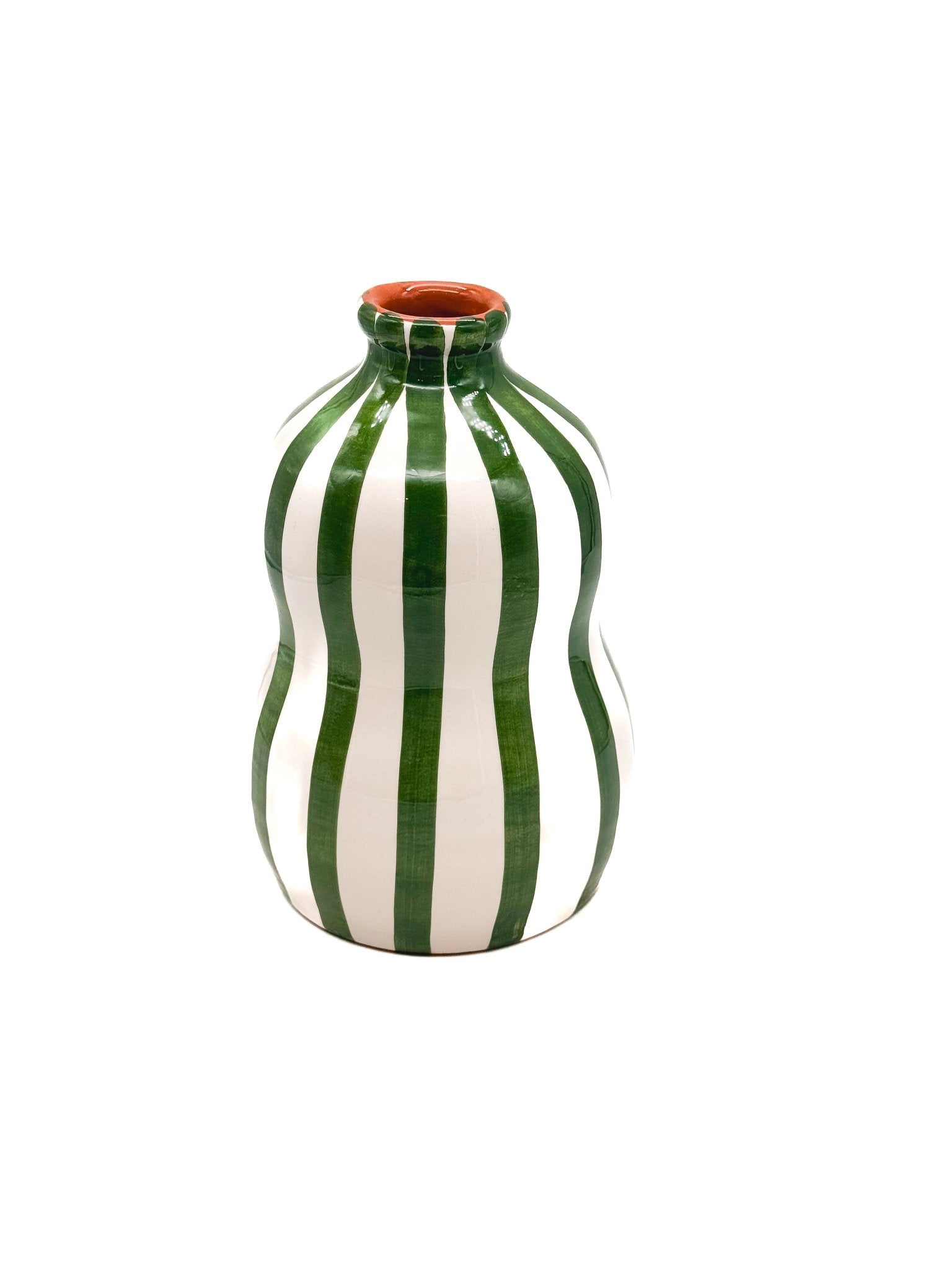 Jarrón Gourd Verde - moruecoceramicas