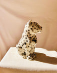 Leopardo Blanco 25cm - moruecoceramicas