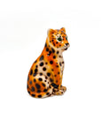 Leopardo de cerámica 16cm - moruecoceramicas