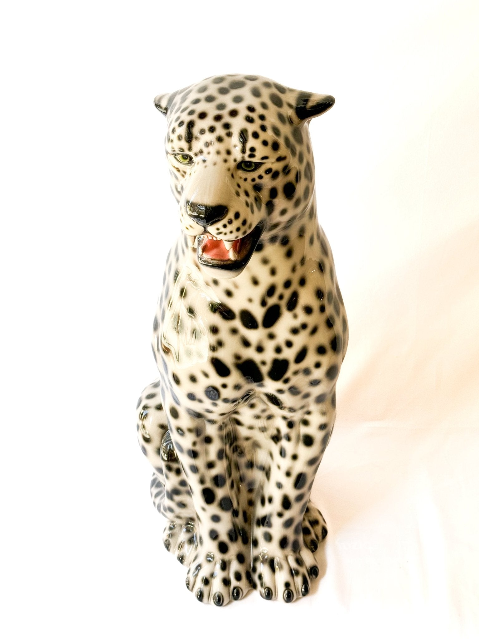 Leopardo de las nieves (71cm) - moruecoceramicas