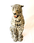 Leopardo de las nieves (71cm) - moruecoceramicas