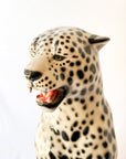 Leopardo de las nieves (71cm) - moruecoceramicas