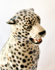 Leopardo de las nieves (71cm) - moruecoceramicas