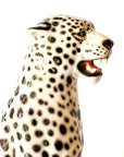 Leopardo de las nieves (71cm) - moruecoceramicas