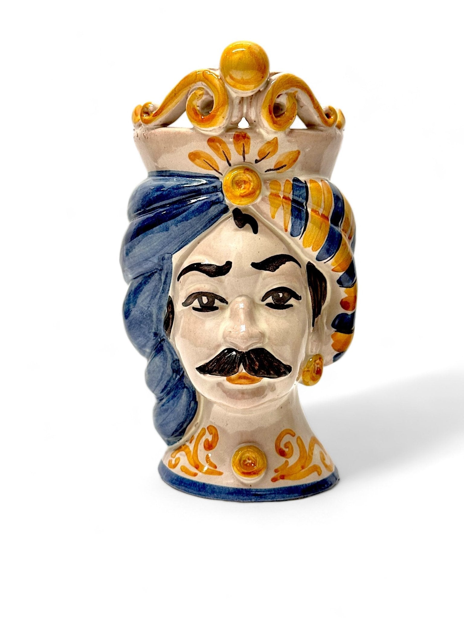 Pareja de Cabezas Sicilianas D02 - moruecoceramicas