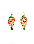 Pendientes Reyes Cristal Verde - moruecoceramicas