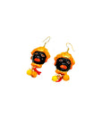 Pendientes Reyes Turbante Amarillo - moruecoceramicas