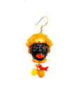 Pendientes Reyes Turbante Amarillo - moruecoceramicas