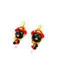 Pendientes Reyes Turbante Rojo - moruecoceramicas