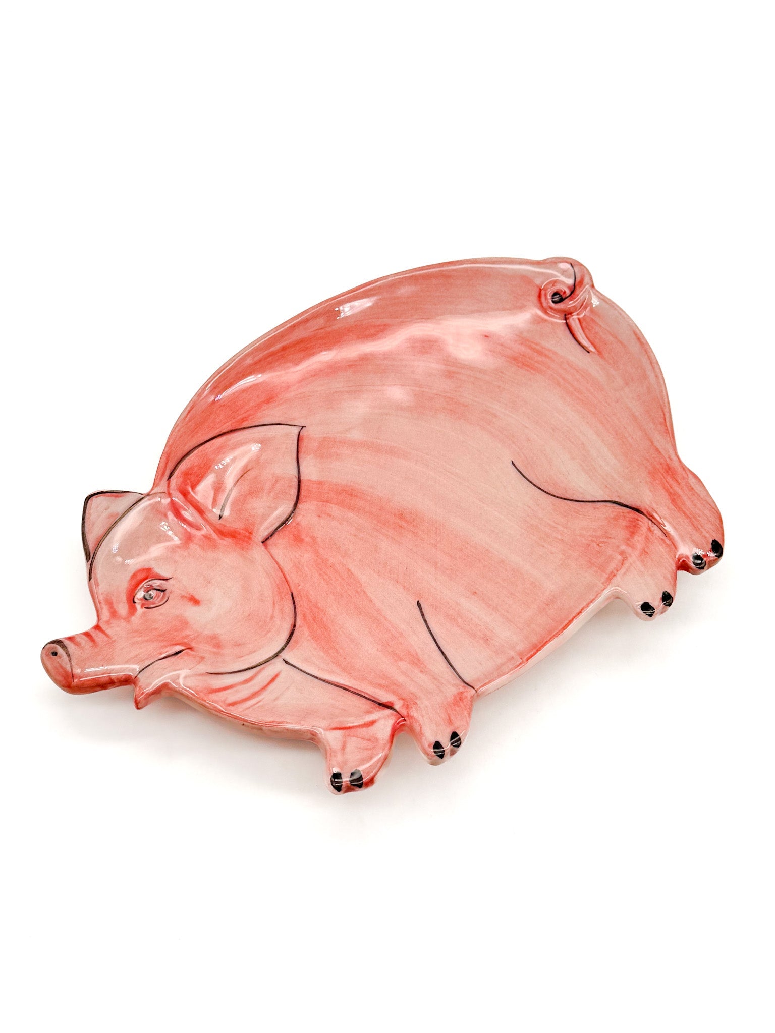 Plato Cerdo - moruecoceramicas