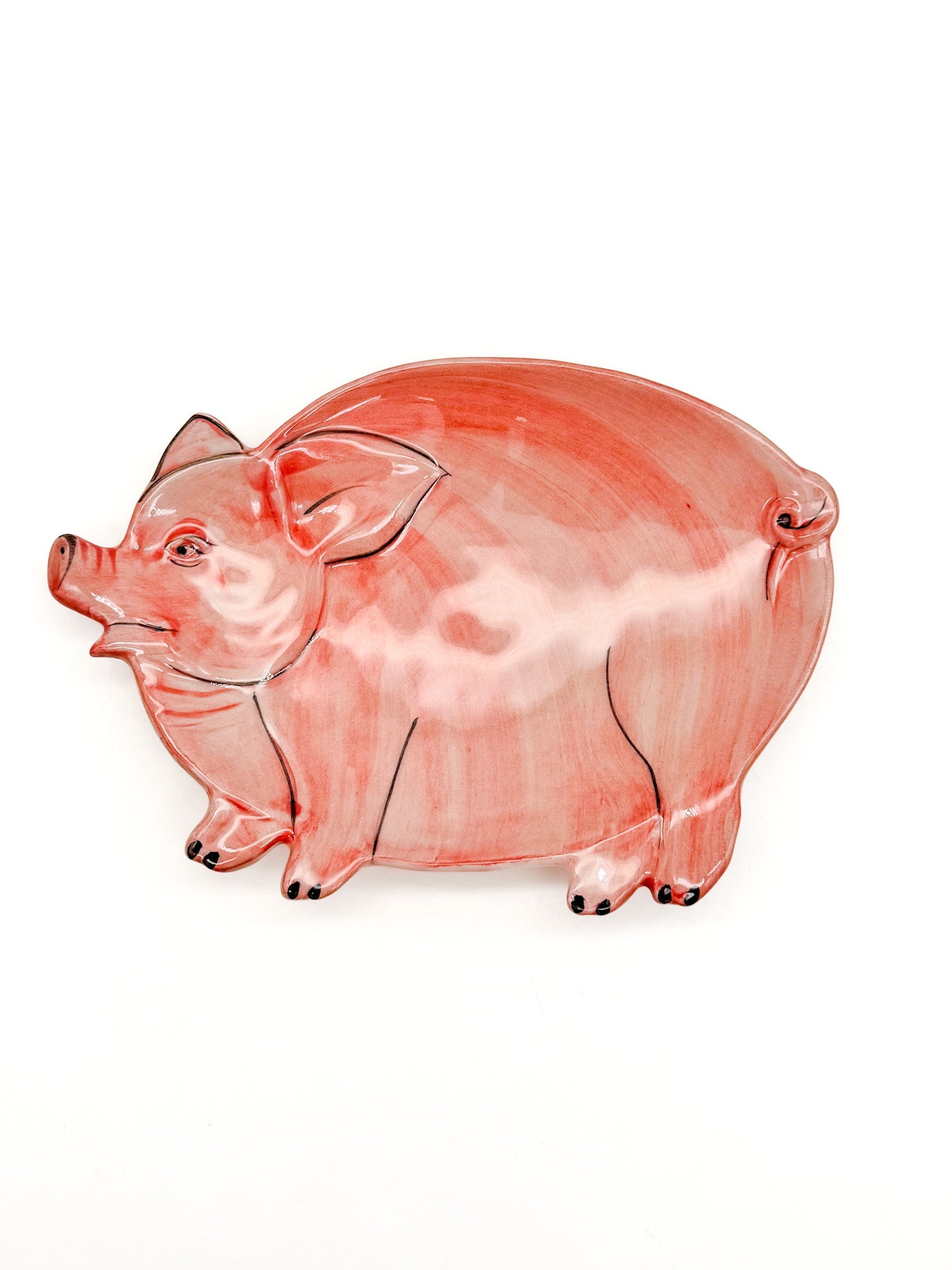 Plato Cerdo - moruecoceramicas