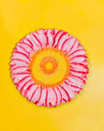 Plato Girasol Rosa - moruecoceramicas