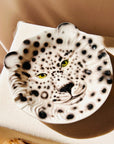 Plato Leopardo Blanco - moruecoceramicas