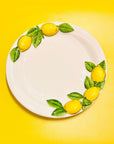 Plato limones - moruecoceramicas