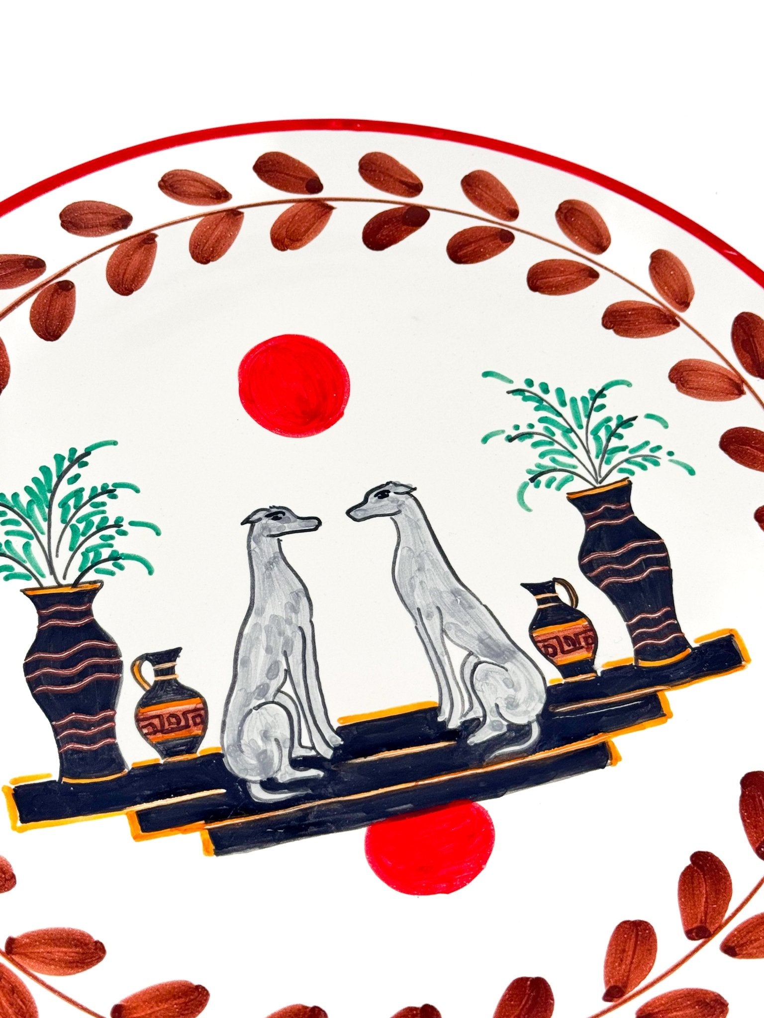 Plato Los Galgos - moruecoceramicas