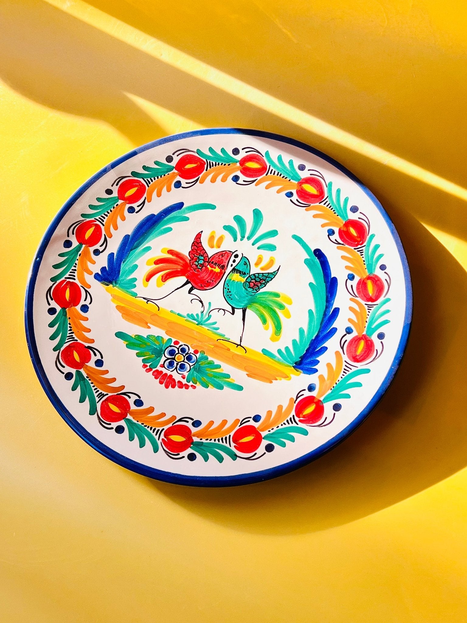 Plato "Los Pájaros Enamorados" - moruecoceramicas