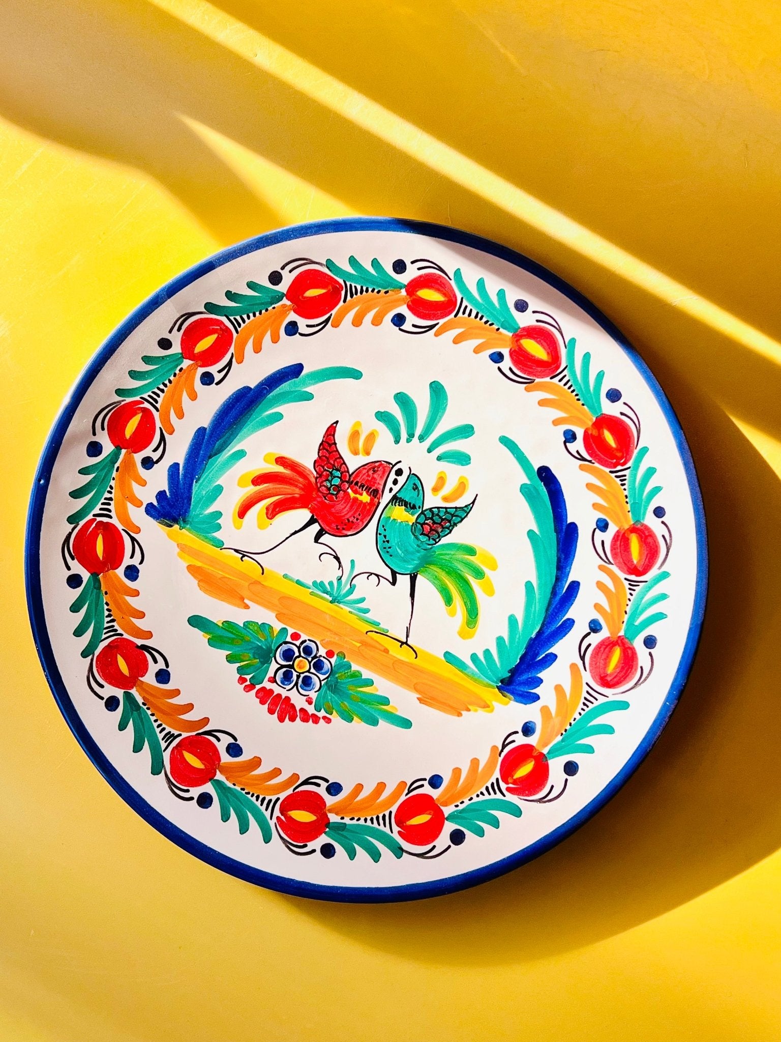 Plato "Los Pájaros Enamorados" - moruecoceramicas