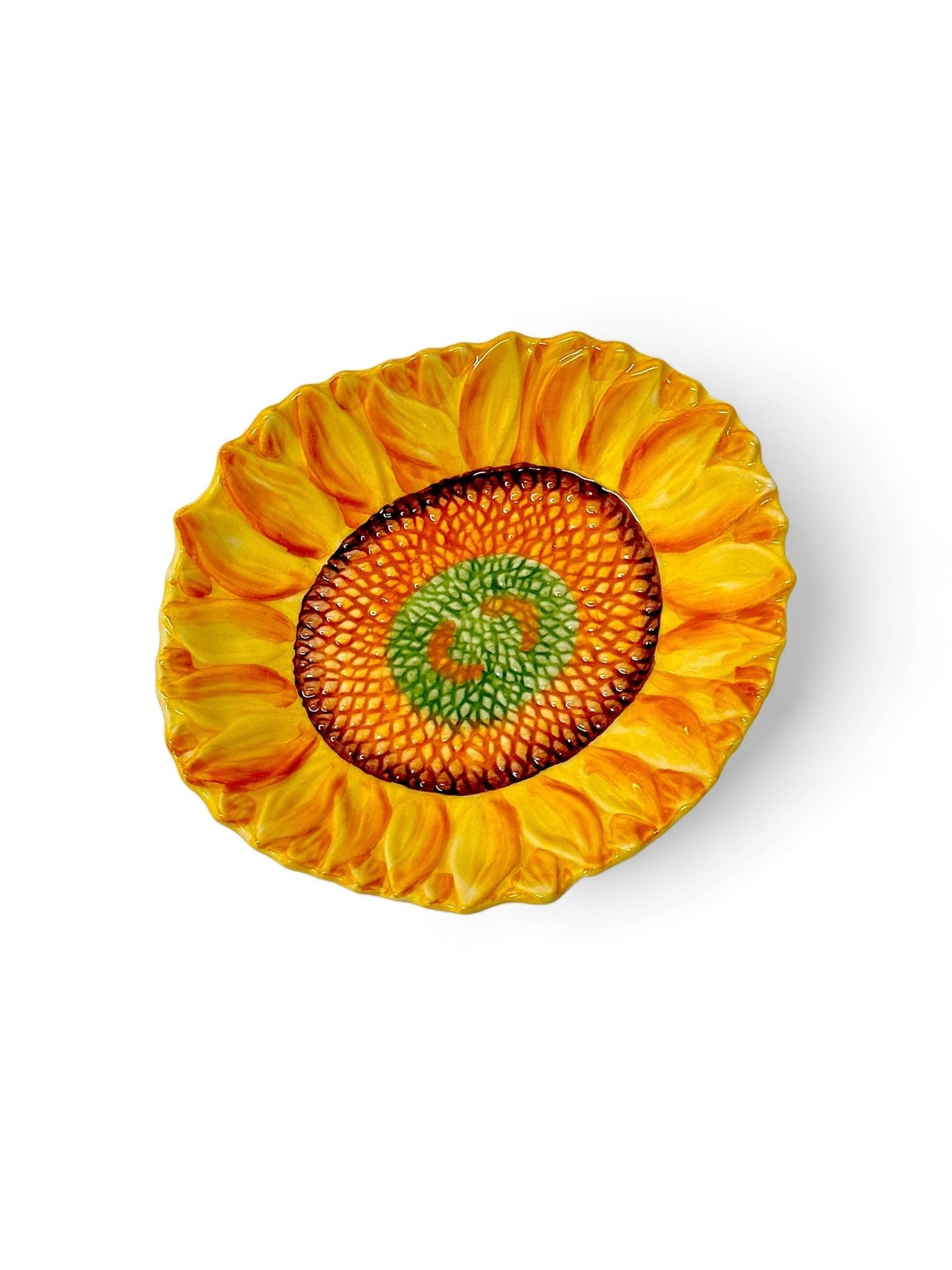 Plato mini girasol - moruecoceramicas