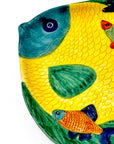 Plato peces 32cm - moruecoceramicas