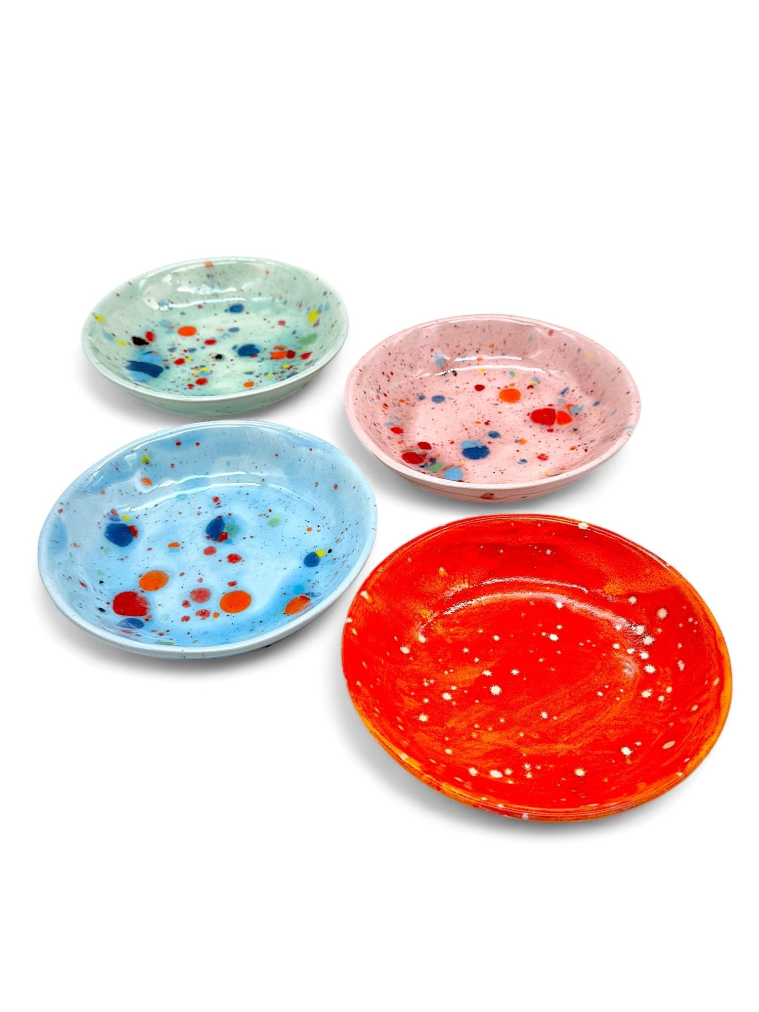 Plato Pintas 13cm (varios colores) - moruecoceramicas