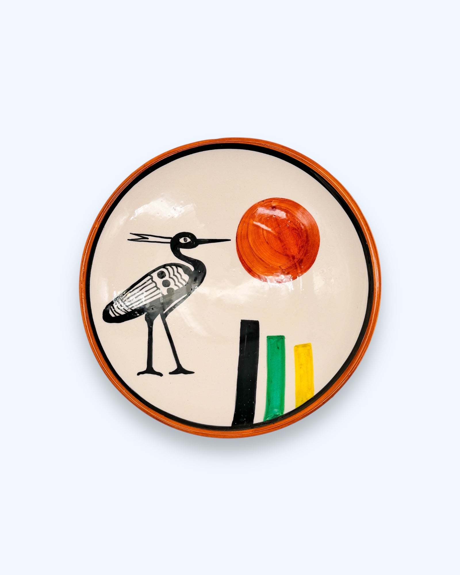 Plato "The Bennu" - The Mystics by Morueco - moruecoceramicas
