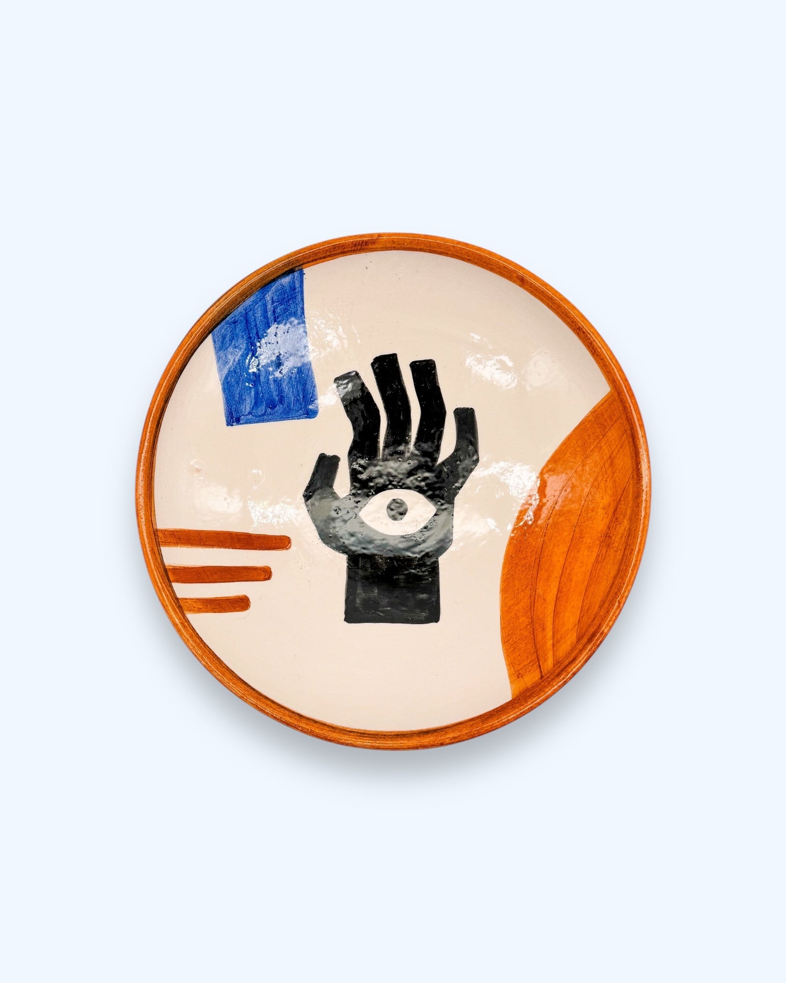 Plato "The Hand of Sabazios" - The Mystics by Morueco - moruecoceramicas