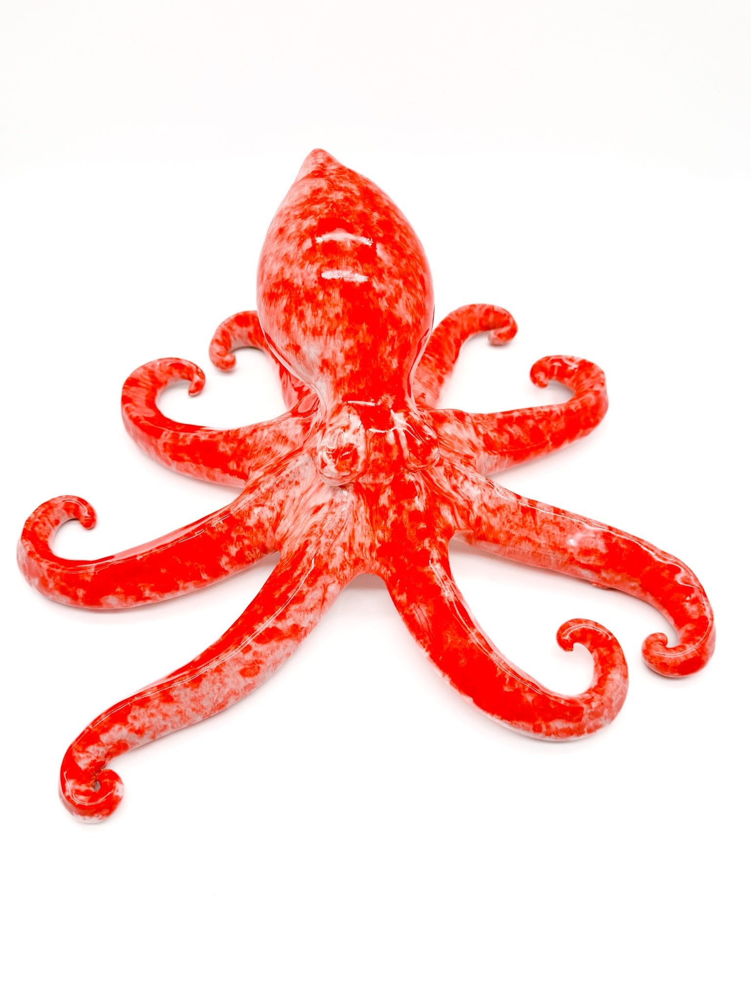 Pulpo de cerámica Rojo - moruecoceramicas