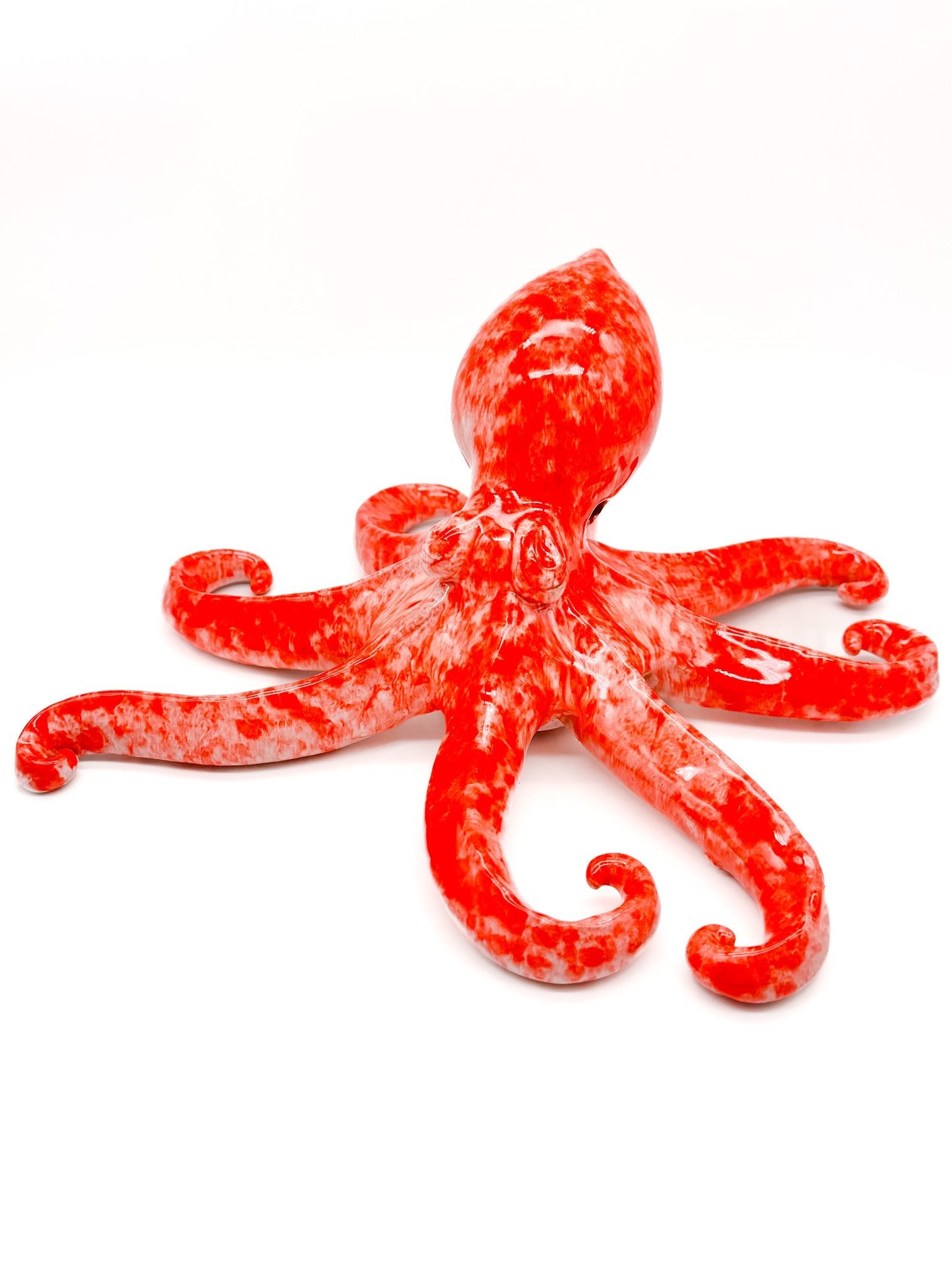 Pulpo de cerámica Rojo - moruecoceramicas