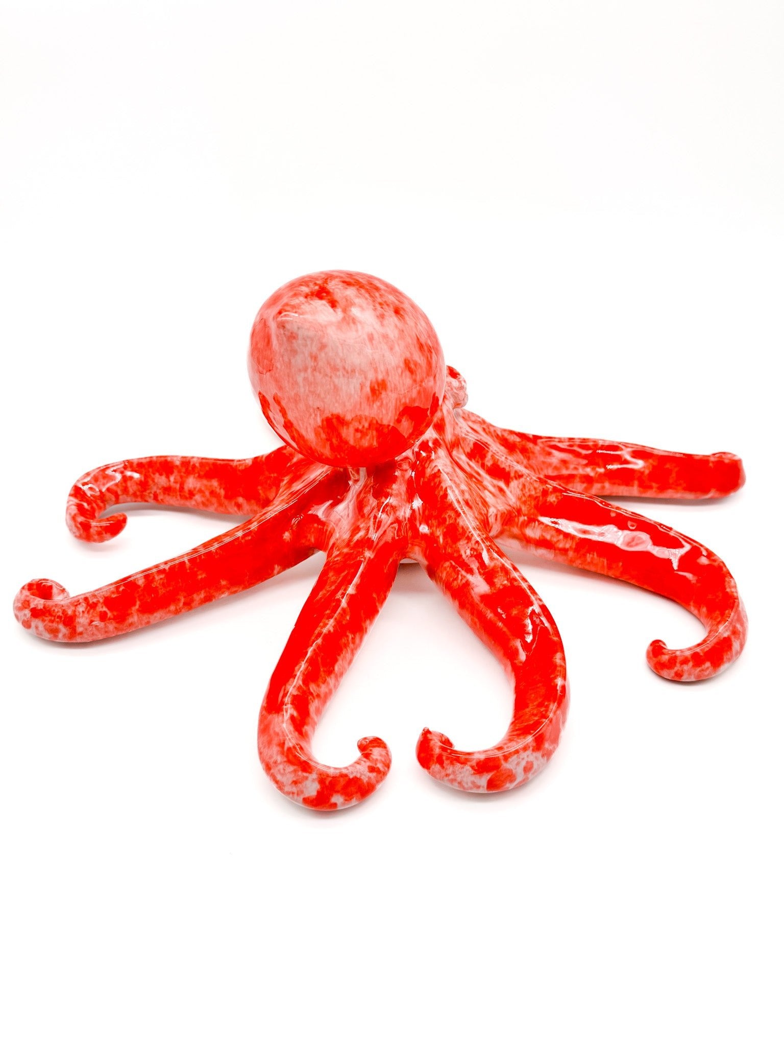 Pulpo de cerámica Rojo - moruecoceramicas