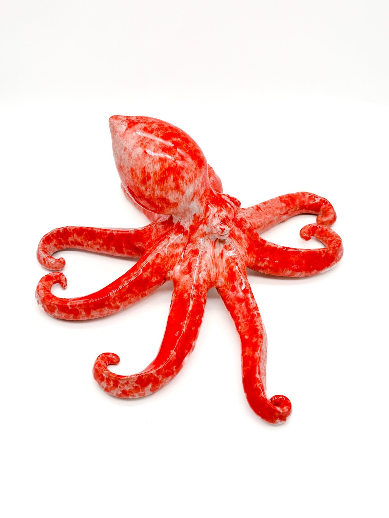 Pulpo de cerámica Rojo - moruecoceramicas