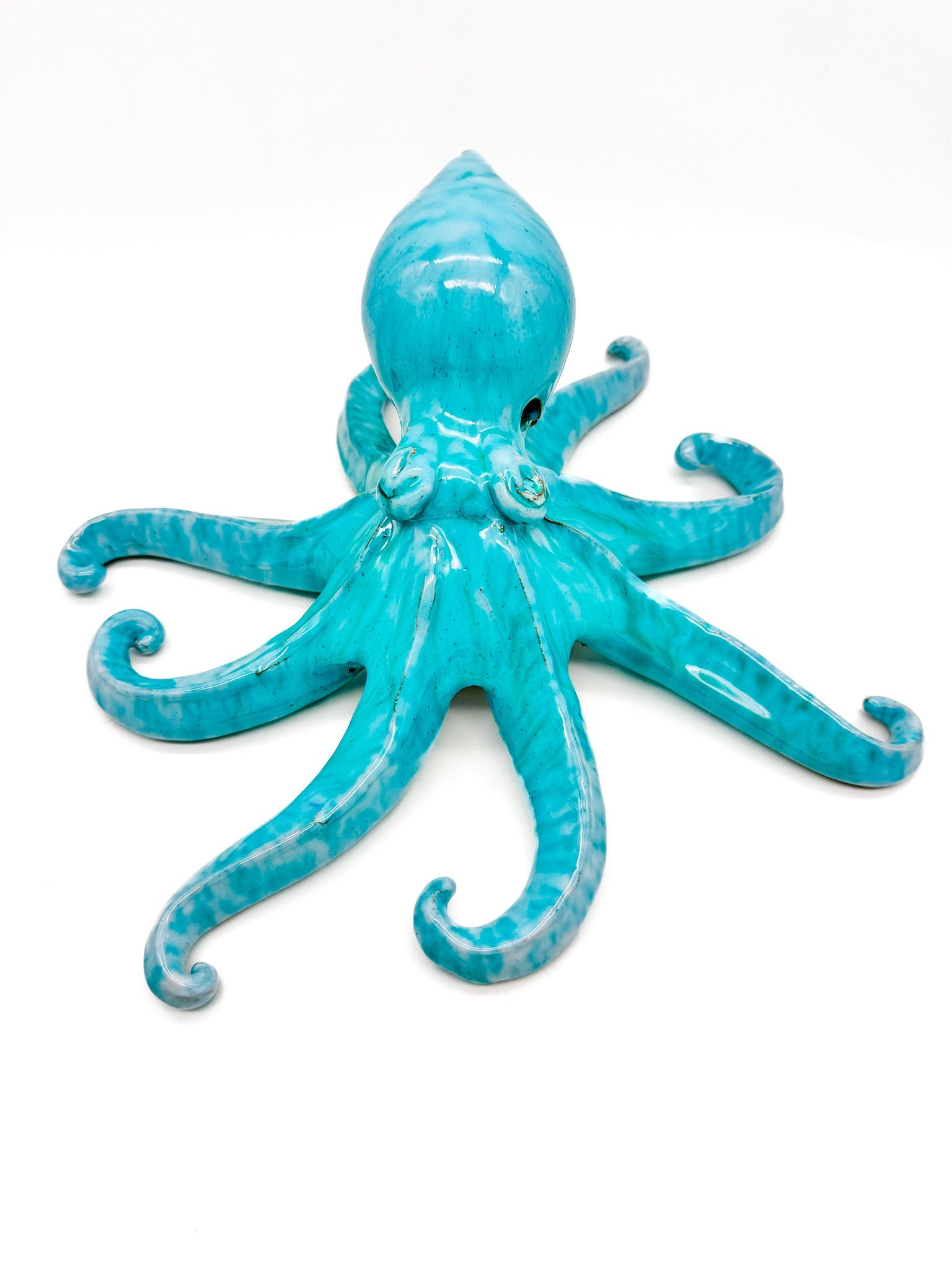 Pulpo de cerámica Turquesa - moruecoceramicas