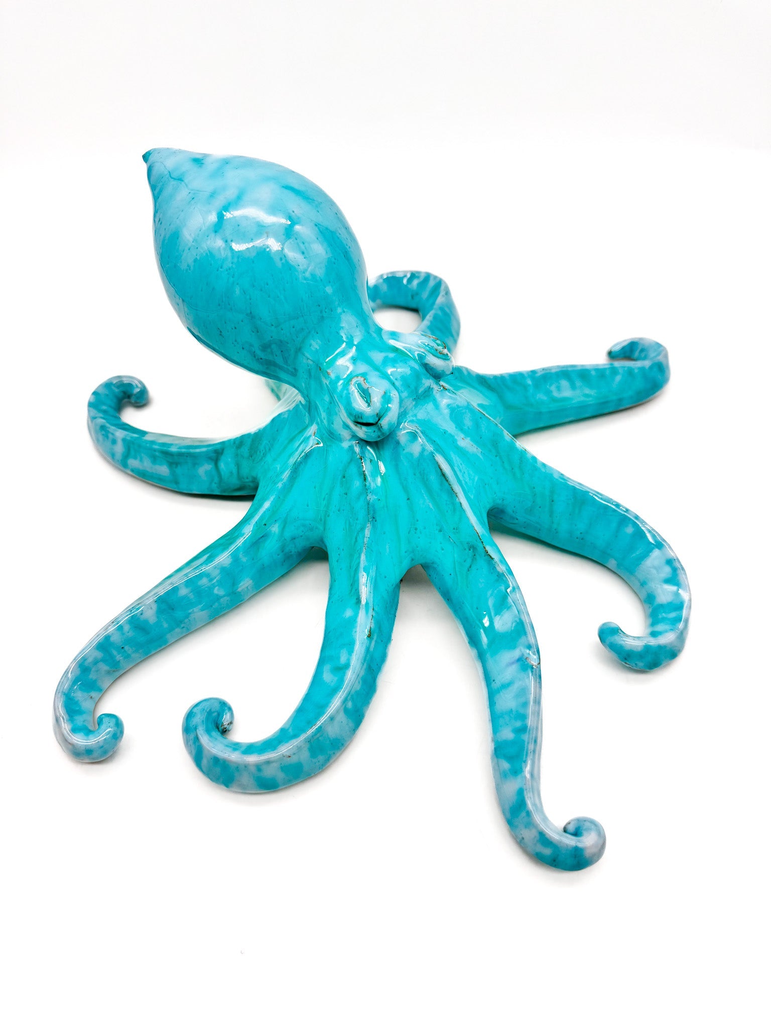 Pulpo de cerámica Turquesa - moruecoceramicas