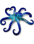 Pulpo gigante de Cerámica Turquesa y Azul - moruecoceramicas