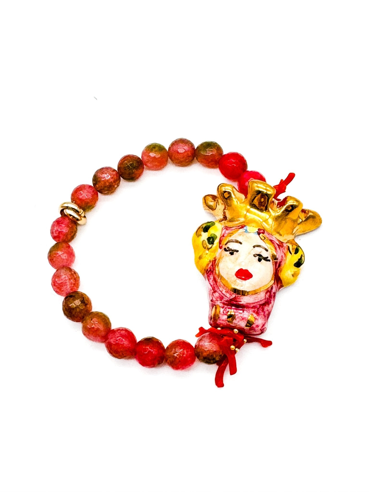 Pulsera Reina Magenta - moruecoceramicas