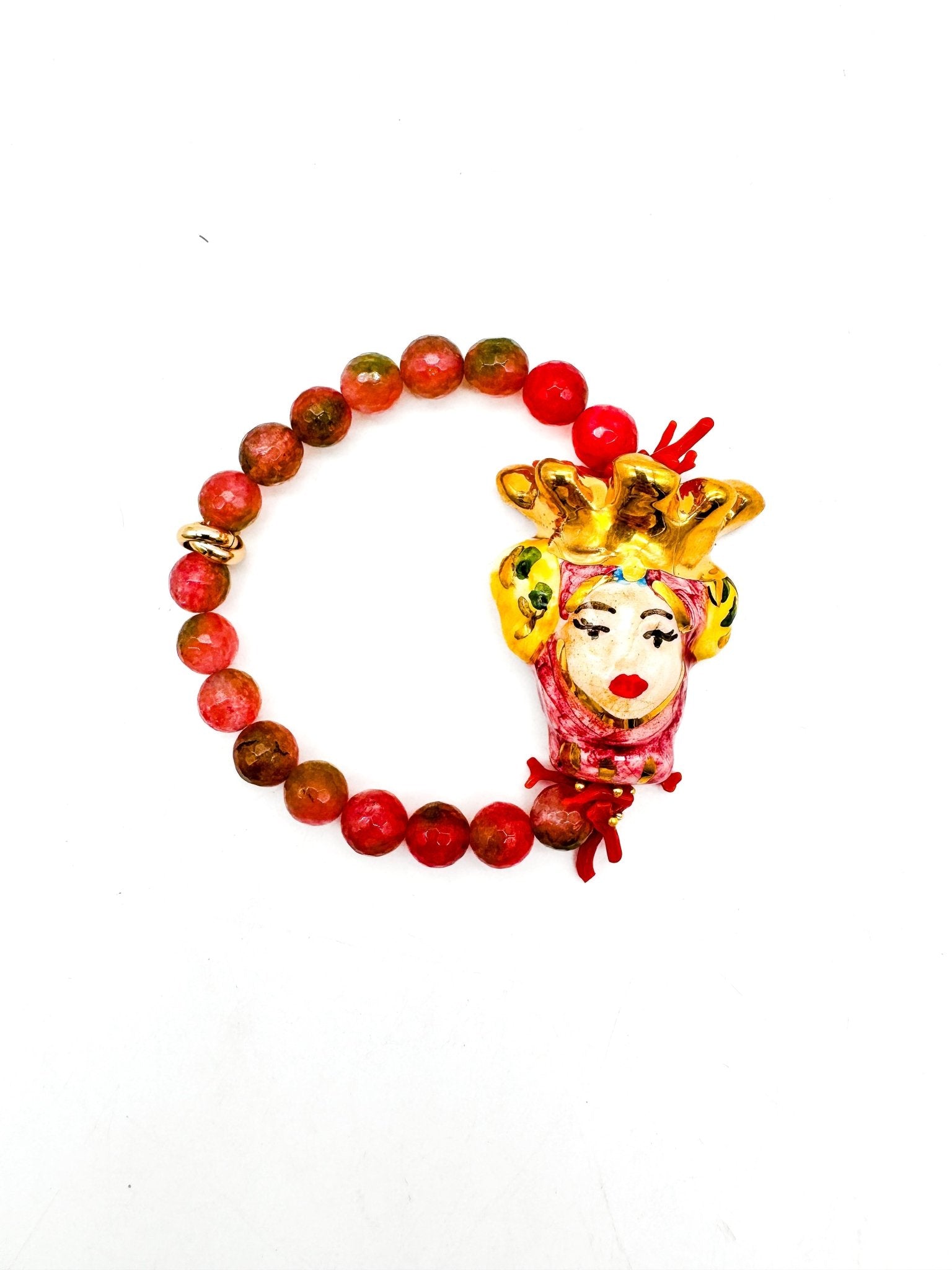 Pulsera Reina Magenta - moruecoceramicas