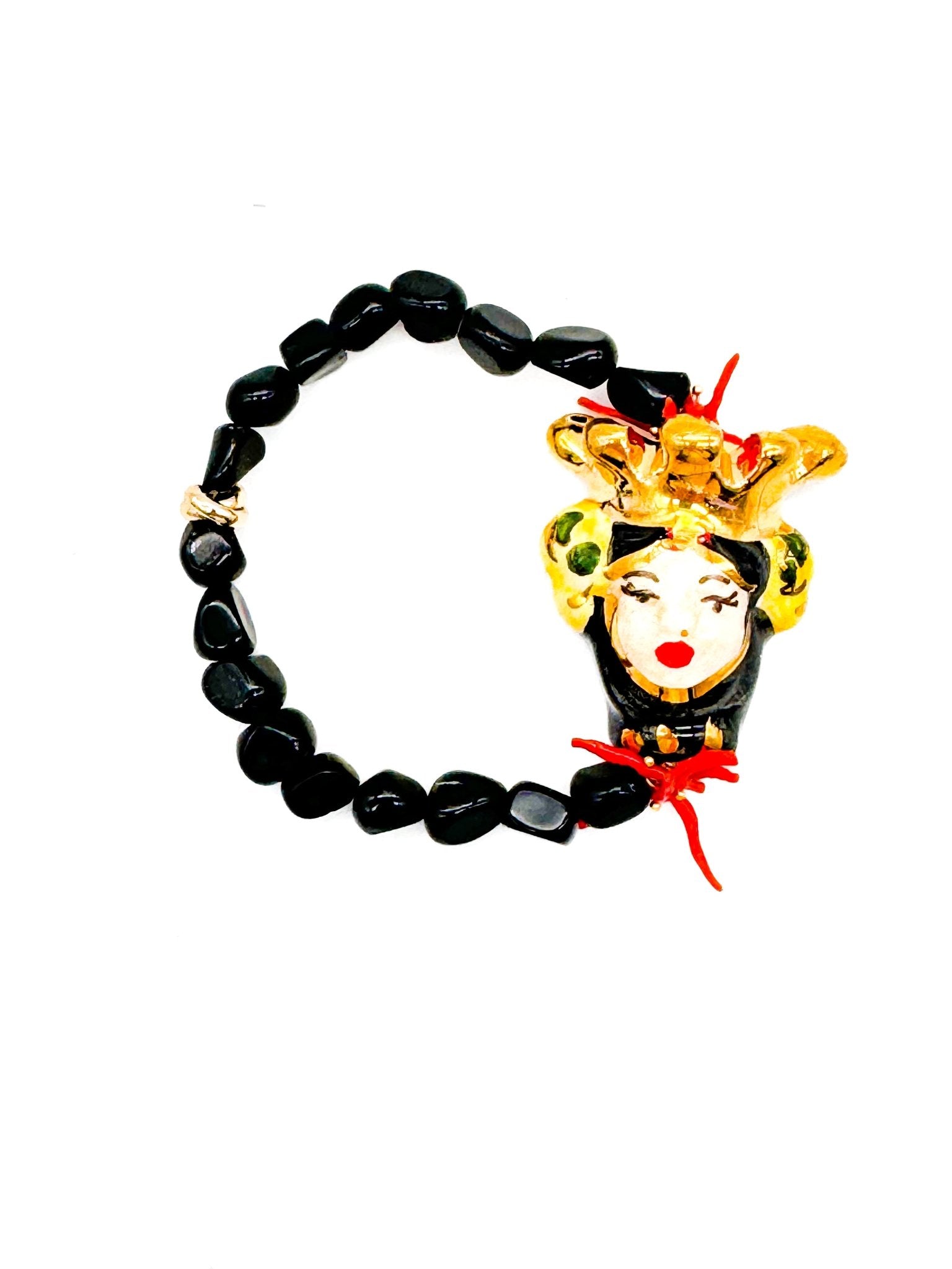 Pulsera Reina Negra - moruecoceramicas