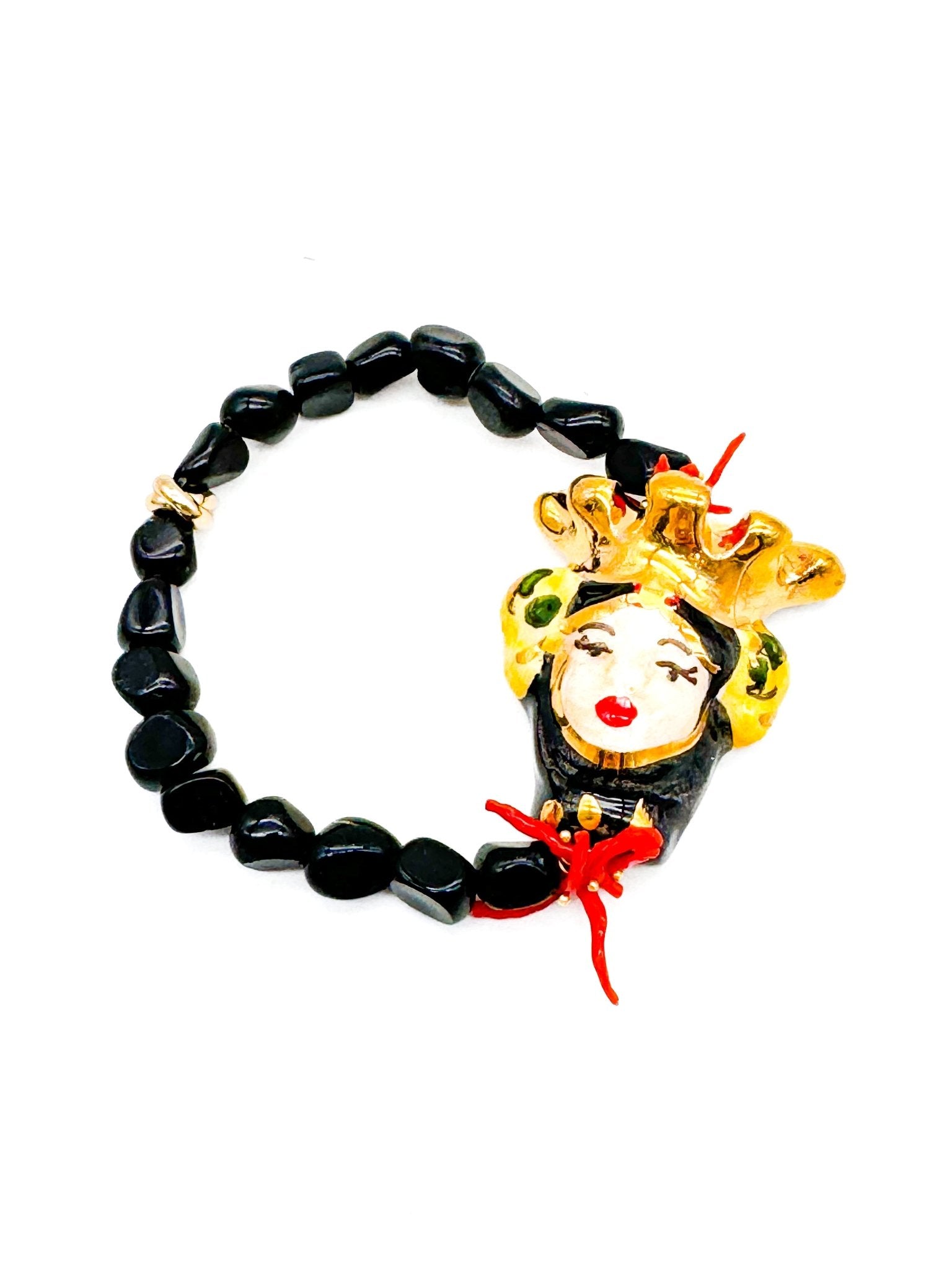 Pulsera Reina Negra - moruecoceramicas