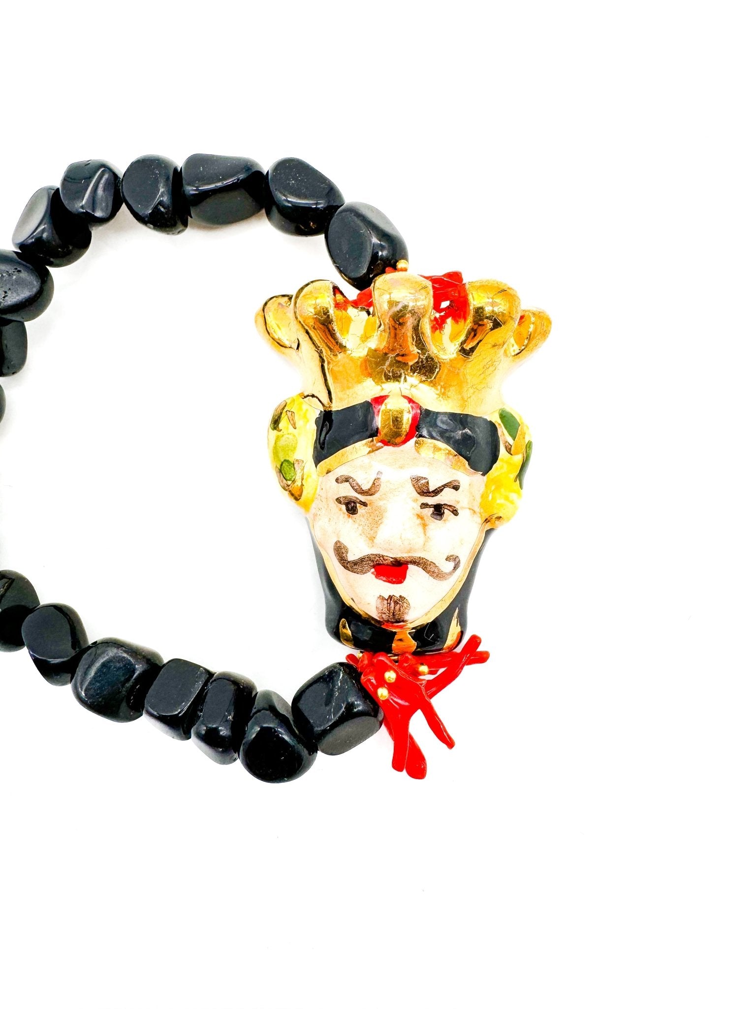 Pulsera Rey Negra - moruecoceramicas