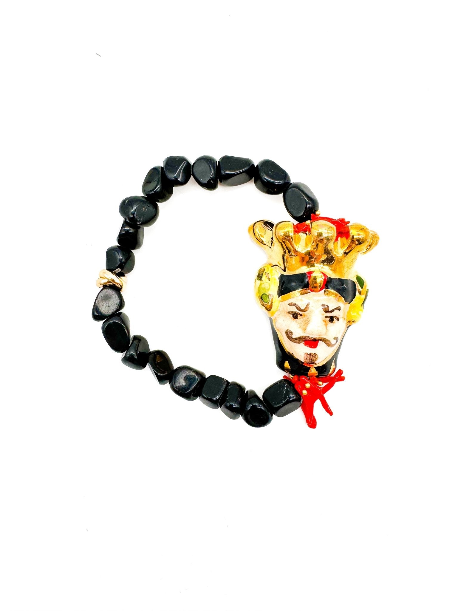 Pulsera Rey Negra - moruecoceramicas