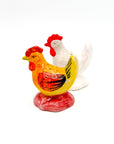 Salero y pimentero Gallo y Gallina - moruecoceramicas