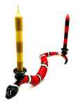 Serpiente Coral Roja Candelabro - moruecoceramicas