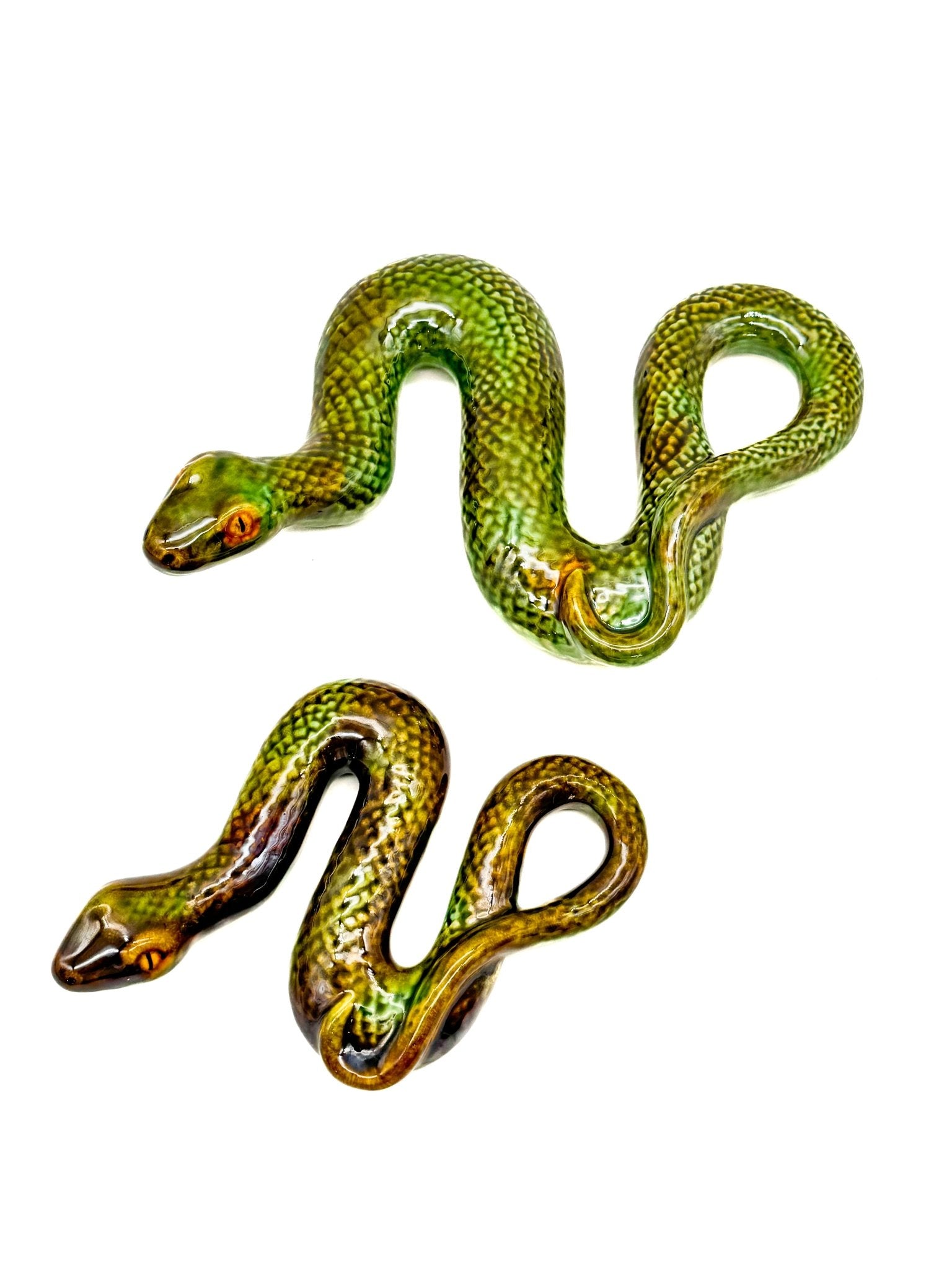 Serpiente verde (Varios tamaños) - moruecoceramicas