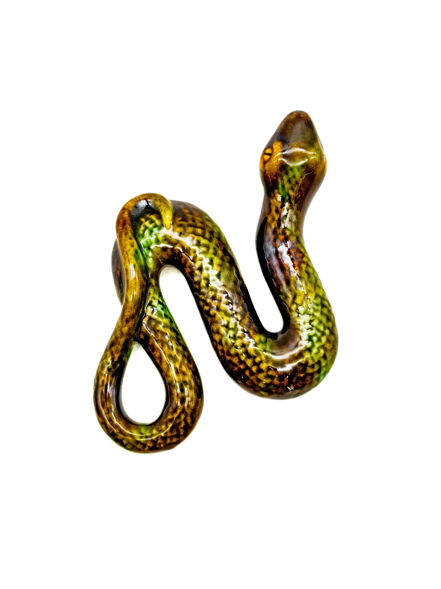 Serpiente verde (Varios tamaños) - moruecoceramicas