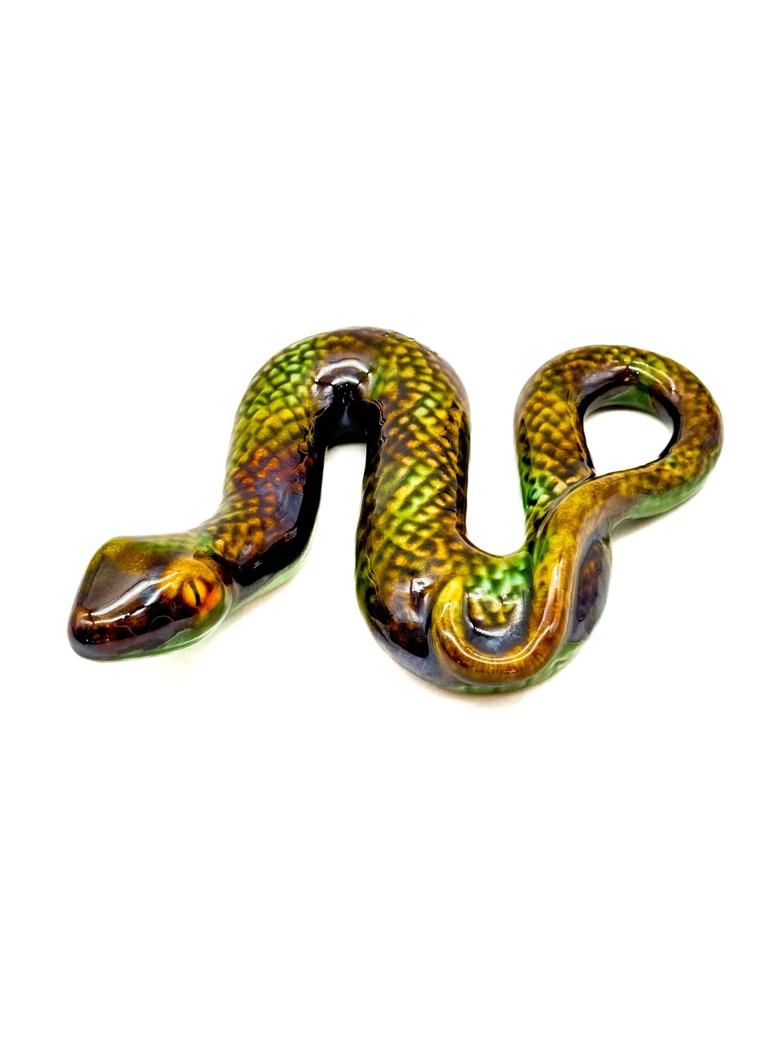 Serpiente verde (Varios tamaños) - moruecoceramicas